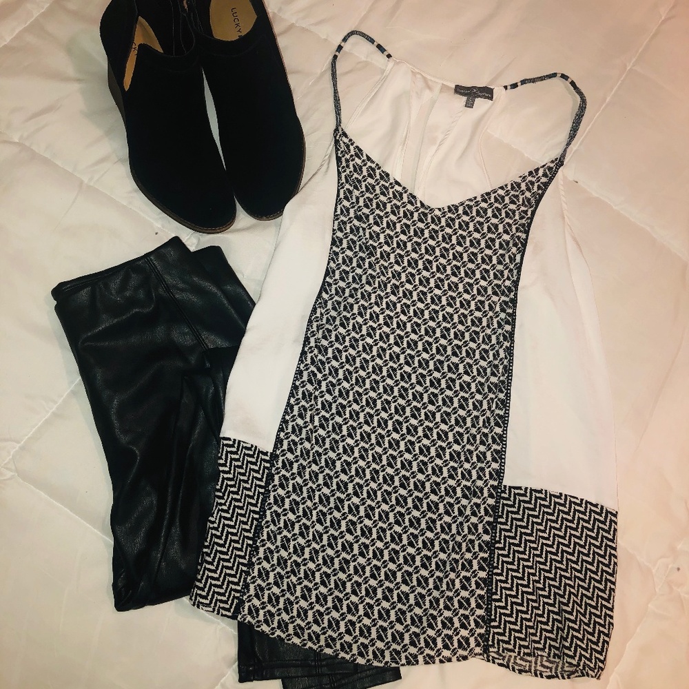 Market & Spruce Rica Cord Strap Tank Top